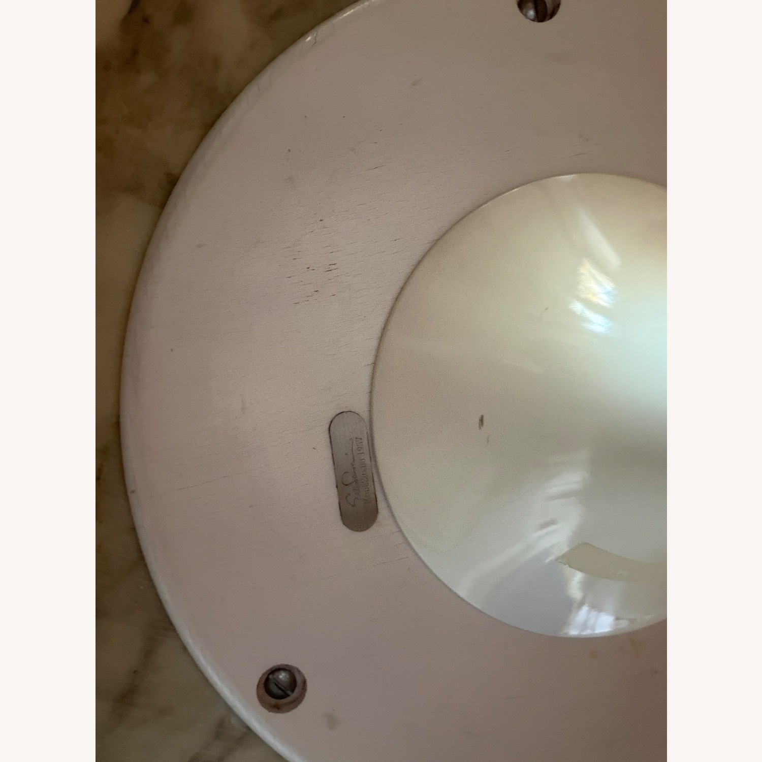 Saarinen & Eames White Marble Dining Table - image-8