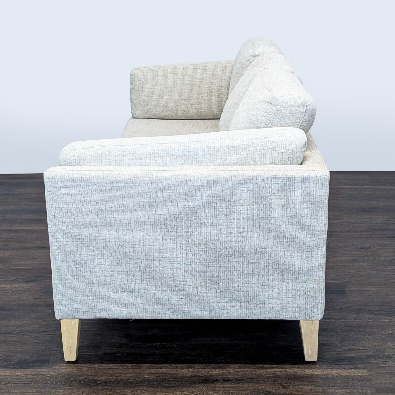 World Market Noelle Modern Light Gray 3-Seat Sofa  - image-6