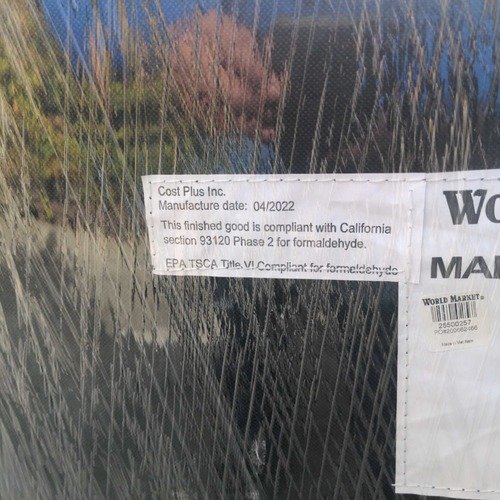 Used World Market Noelle Modern Light Gray 3-Seat Sofa for sale on AptDeco