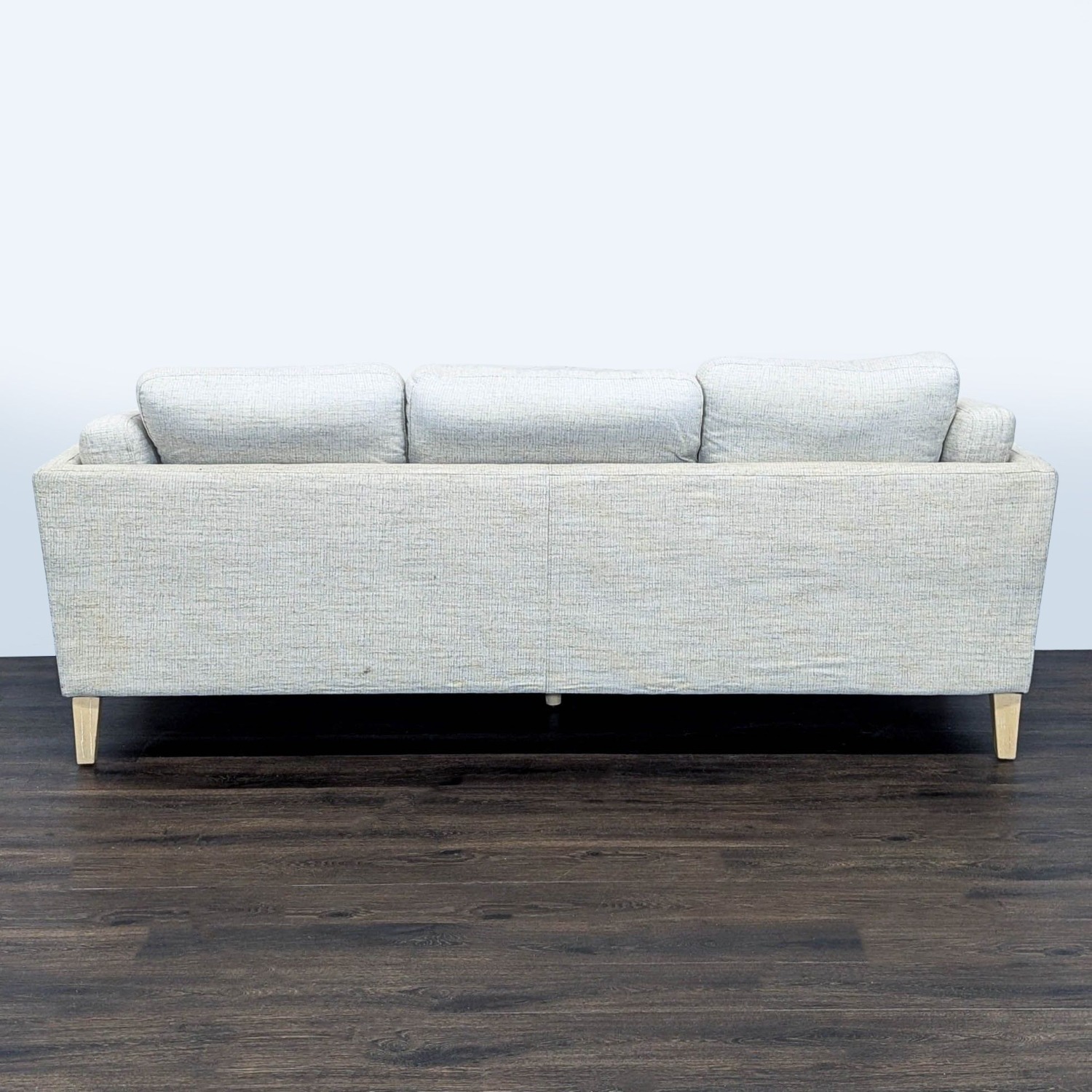 World Market Noelle Modern Light Gray 3-Seat Sofa  - image-5
