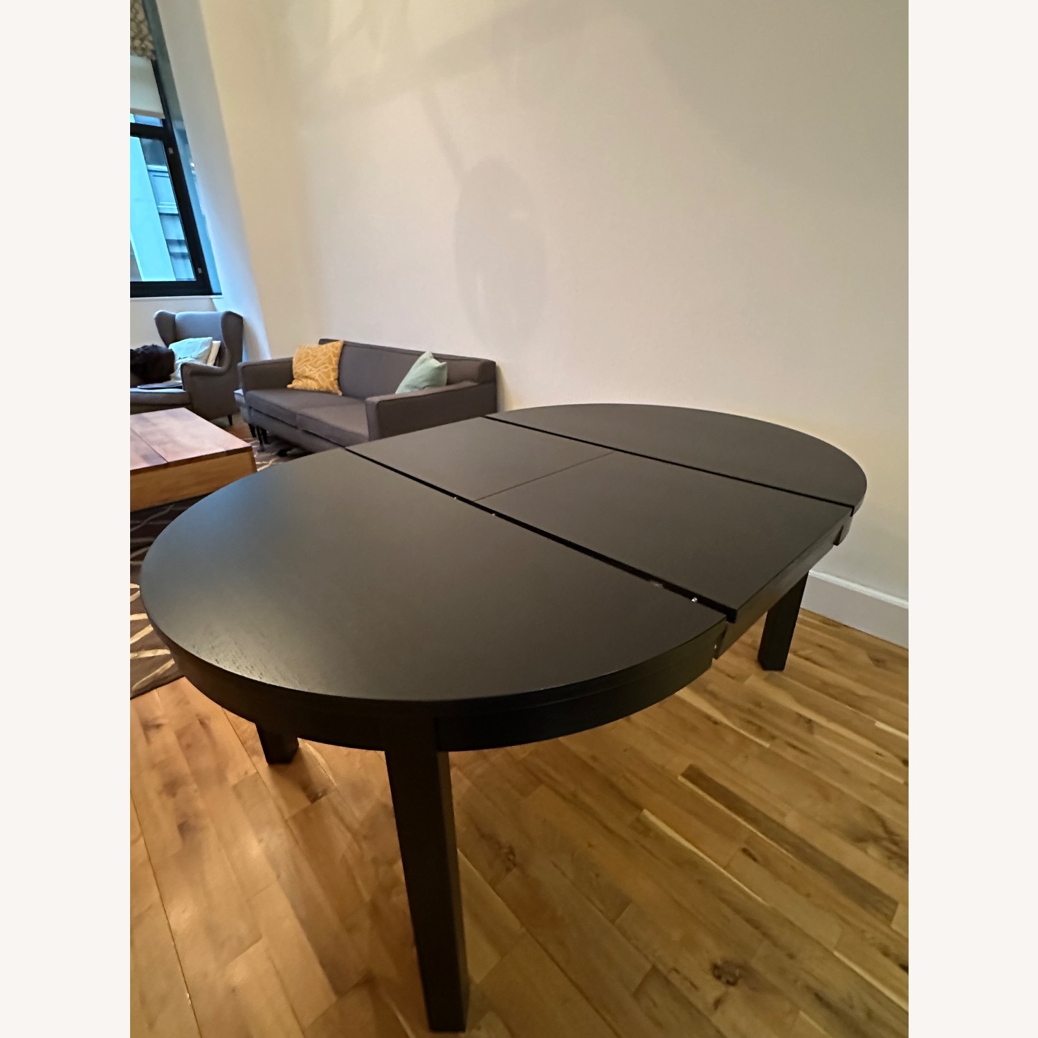 IKEA BJURSTA Dark Brown Extendable Dining Set  - image-8