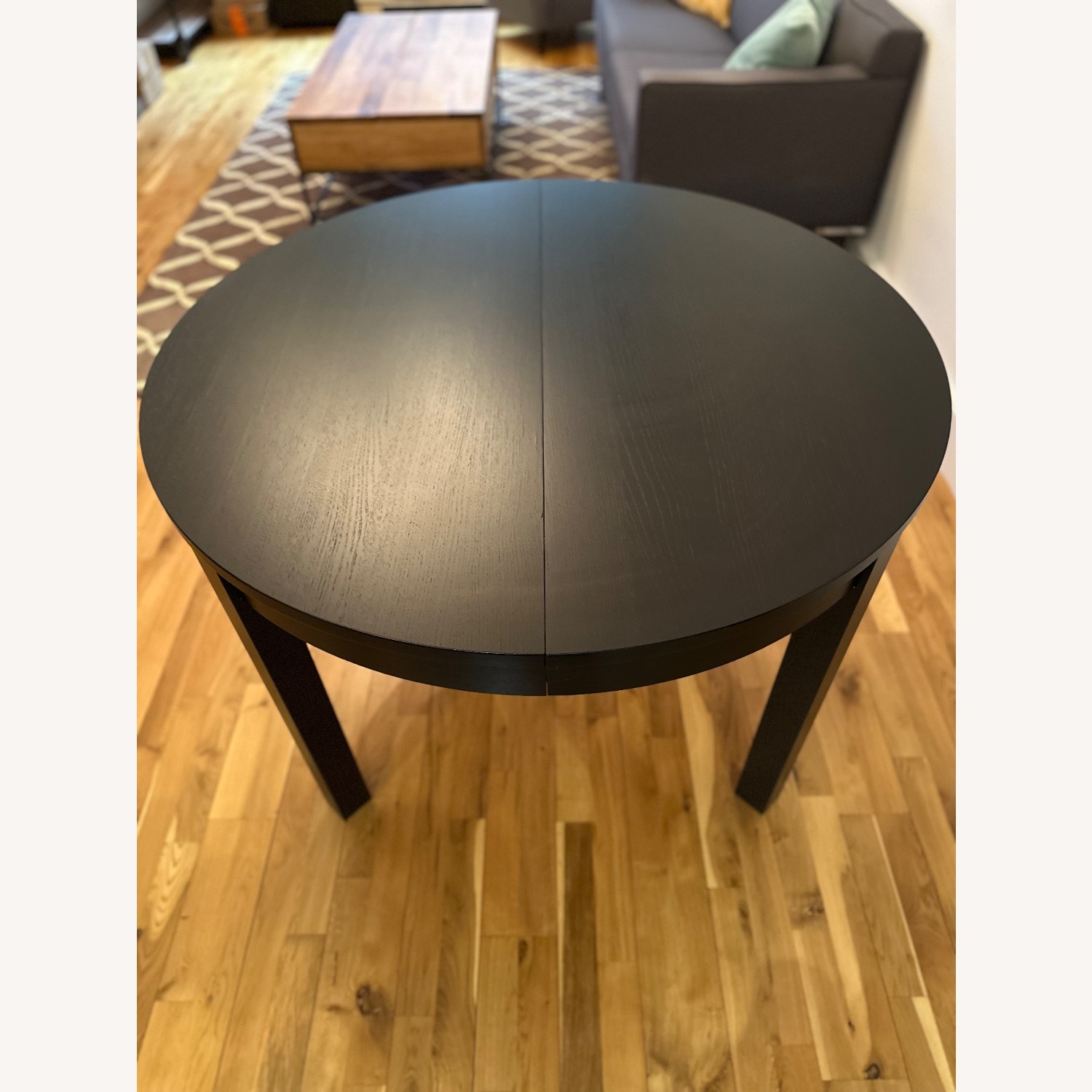 IKEA BJURSTA Dark Brown Extendable Dining Set  - image-2