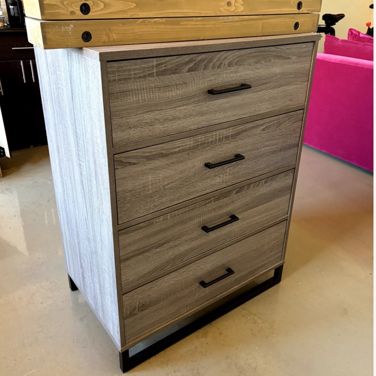 Mixed Material 4 Drawer Dresser - Room Essentials™ - image-3