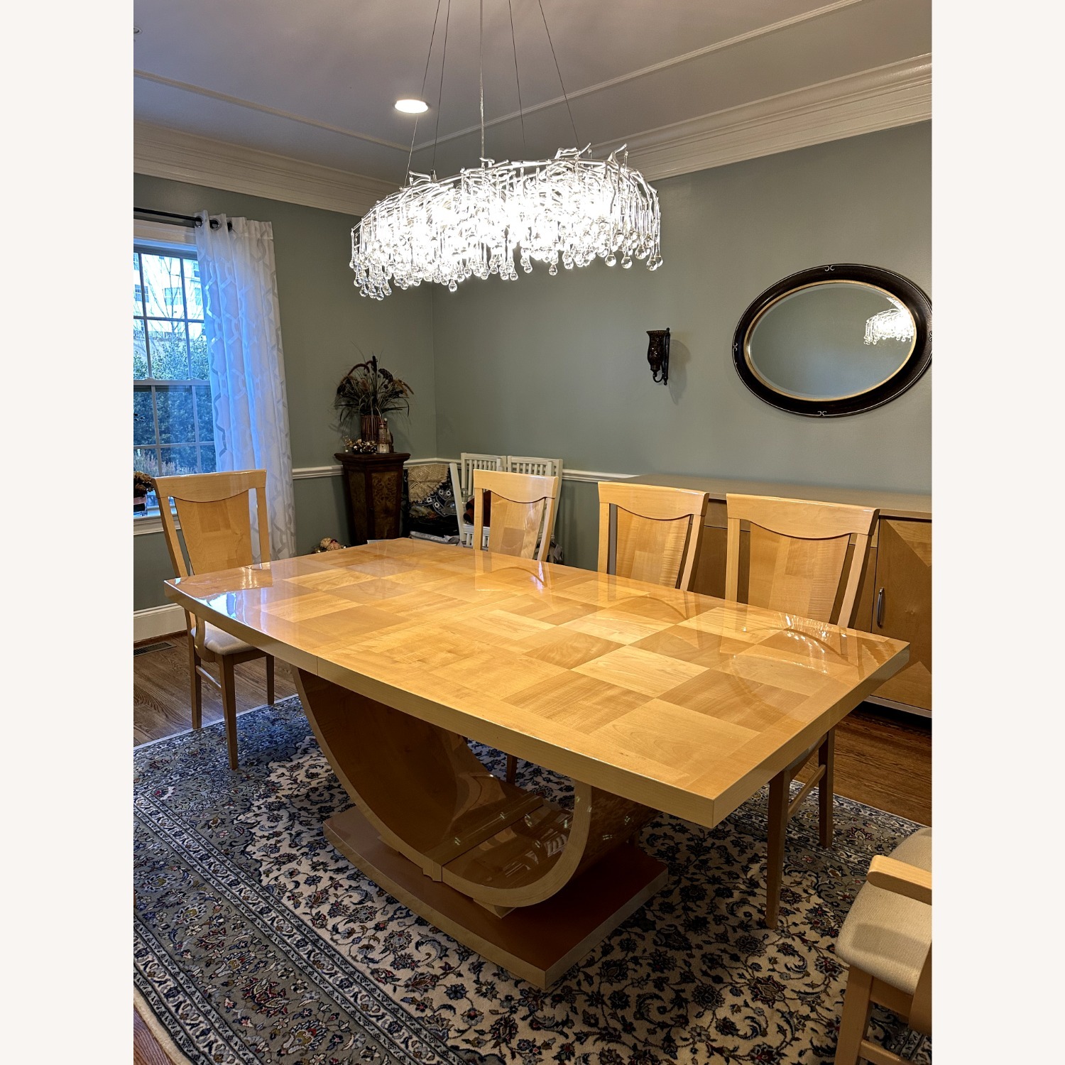 Natural Wood Dining Table - image-2