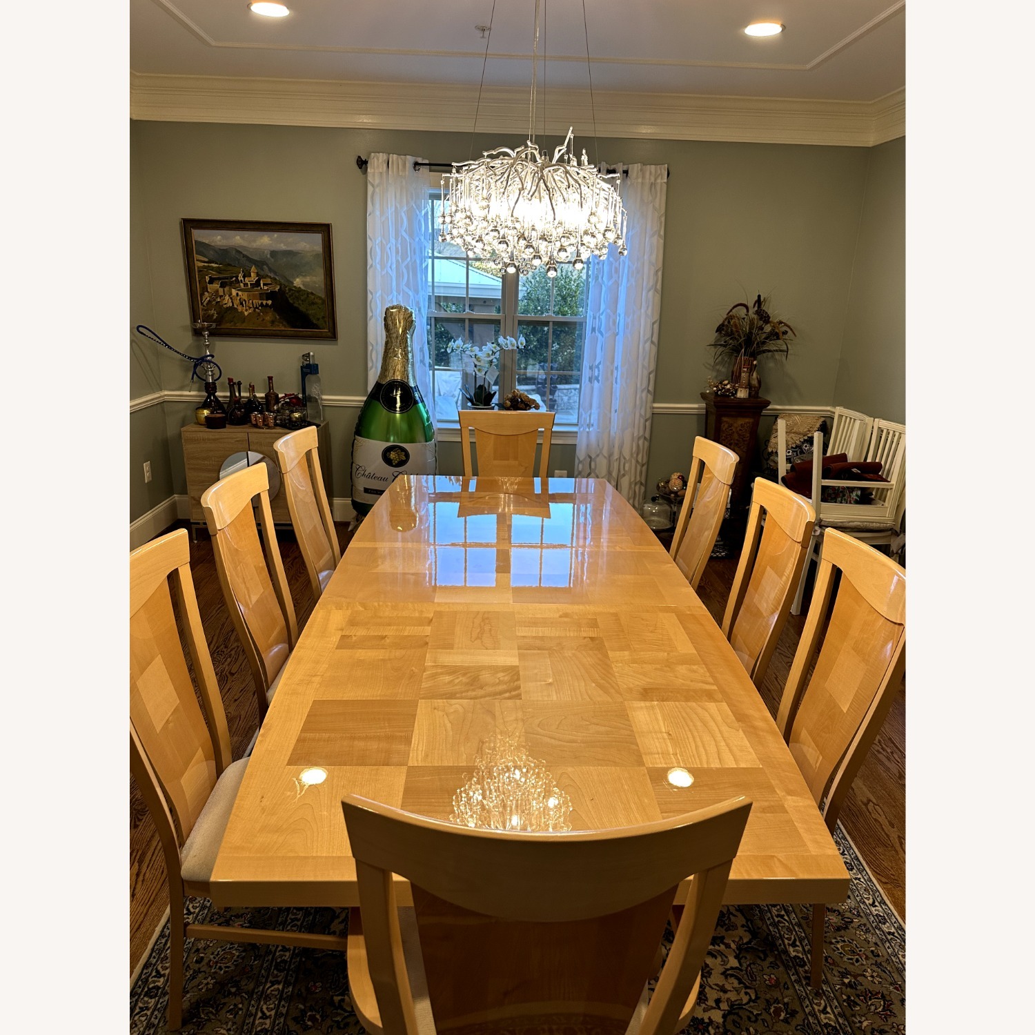 Natural Wood Dining Table - image-3