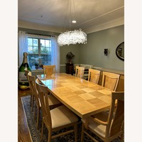 Natural Wood Dining Table