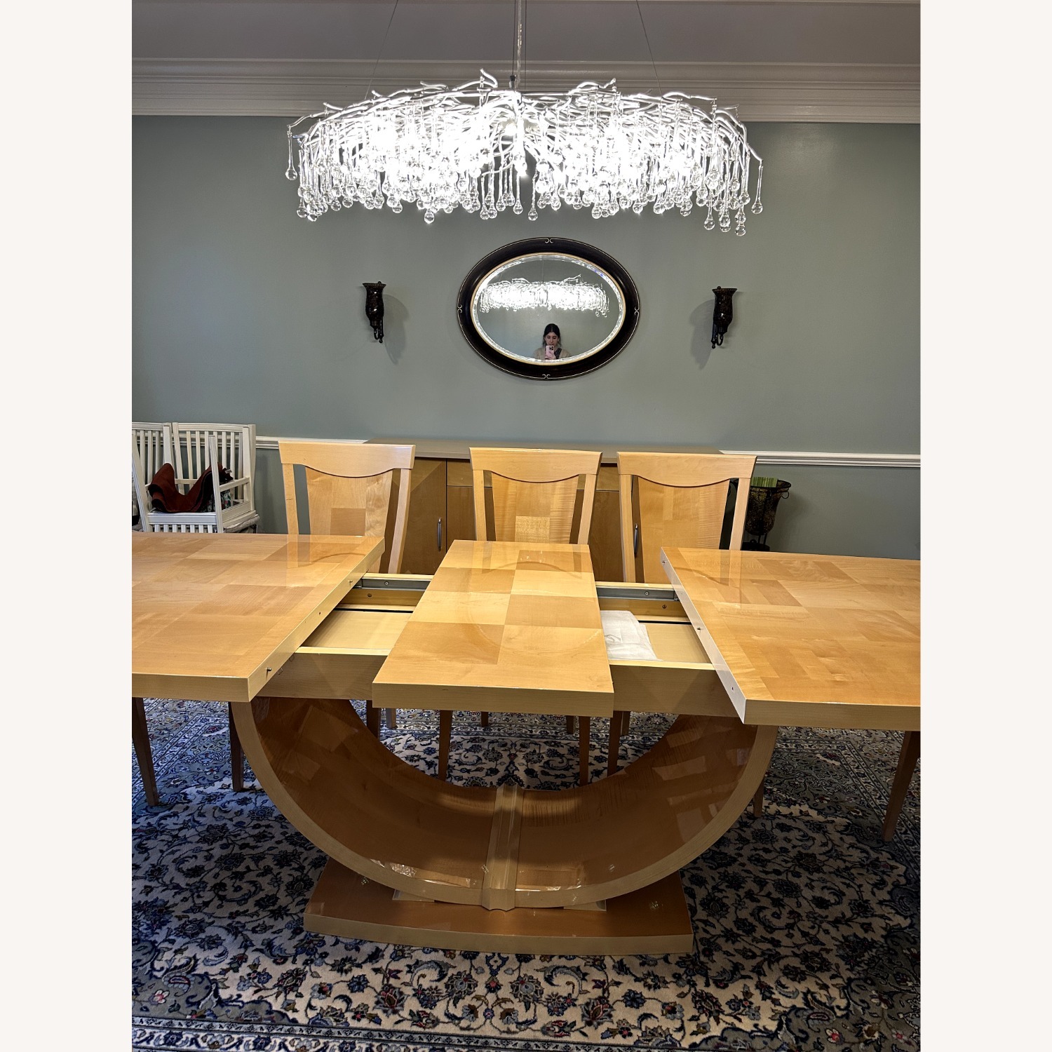 Natural Wood Dining Table - image-4