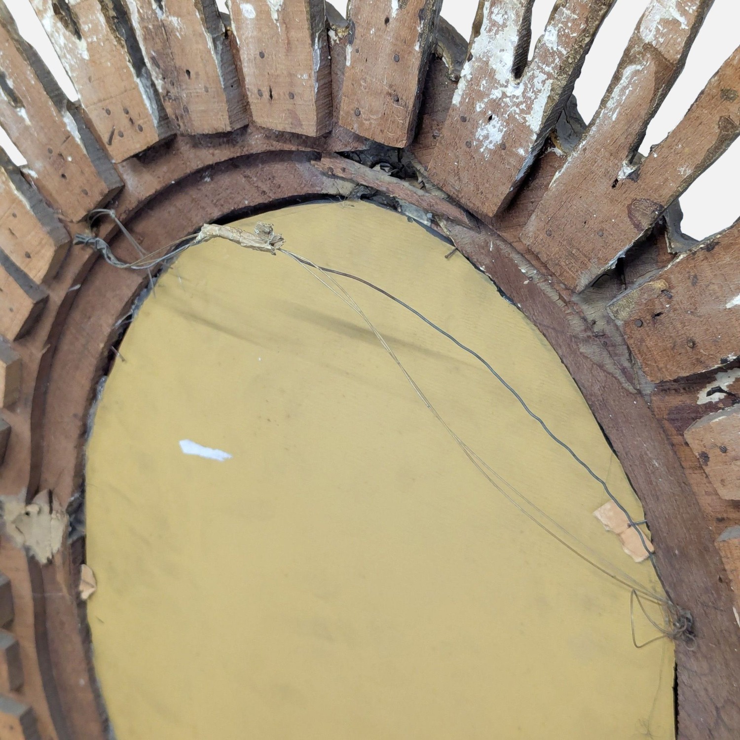 Antique Spanish Sunburst Mirror - image-4