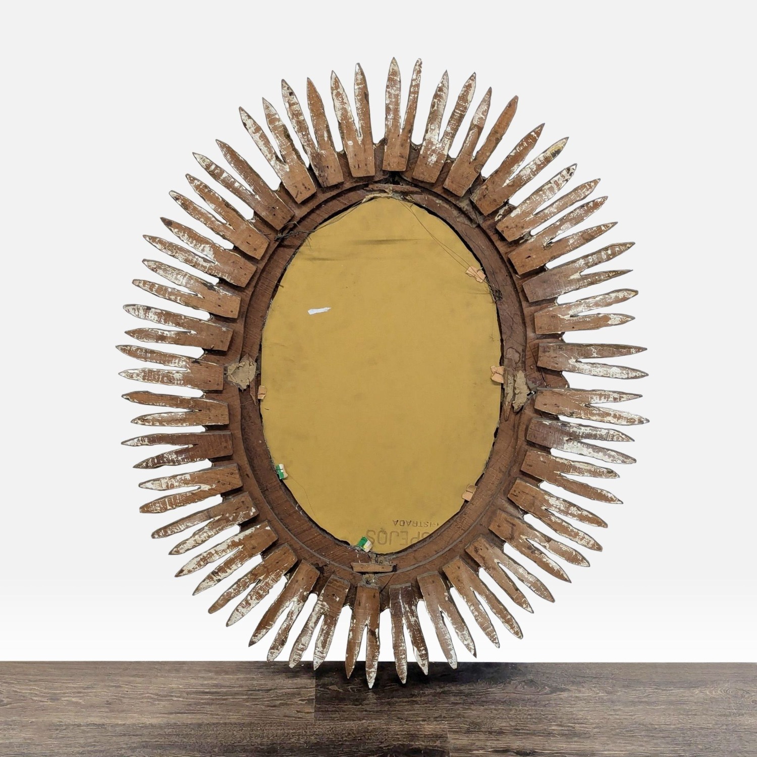 Antique Spanish Sunburst Mirror - image-2