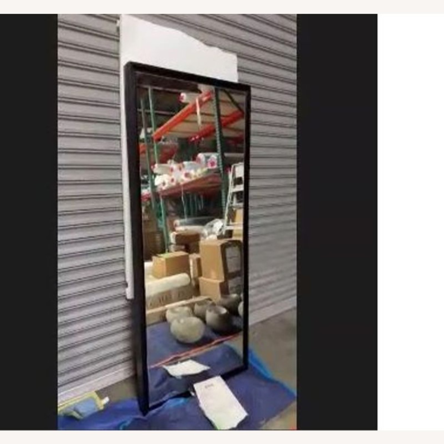 West Elm Wood Framed Floor Mirror - image-2