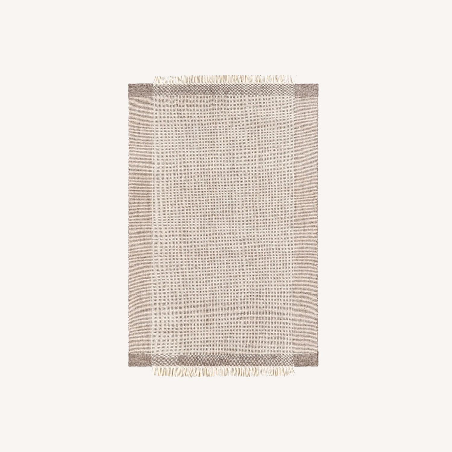 McGee and Co Natural Wool Area Rug 8' x 10' - image-0