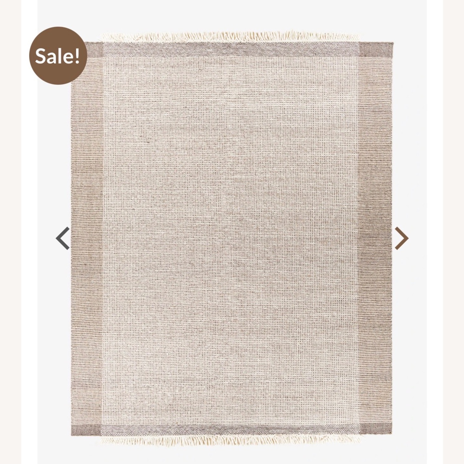McGee and Co Natural Wool Area Rug 8' x 10' - image-1