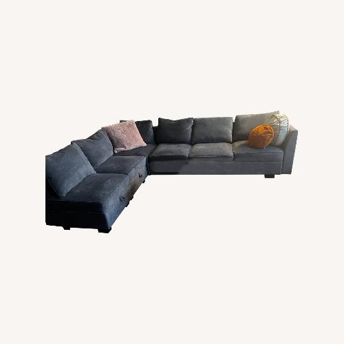 Used Light Gray Fabric 3+ Piece Sectional for sale on AptDeco