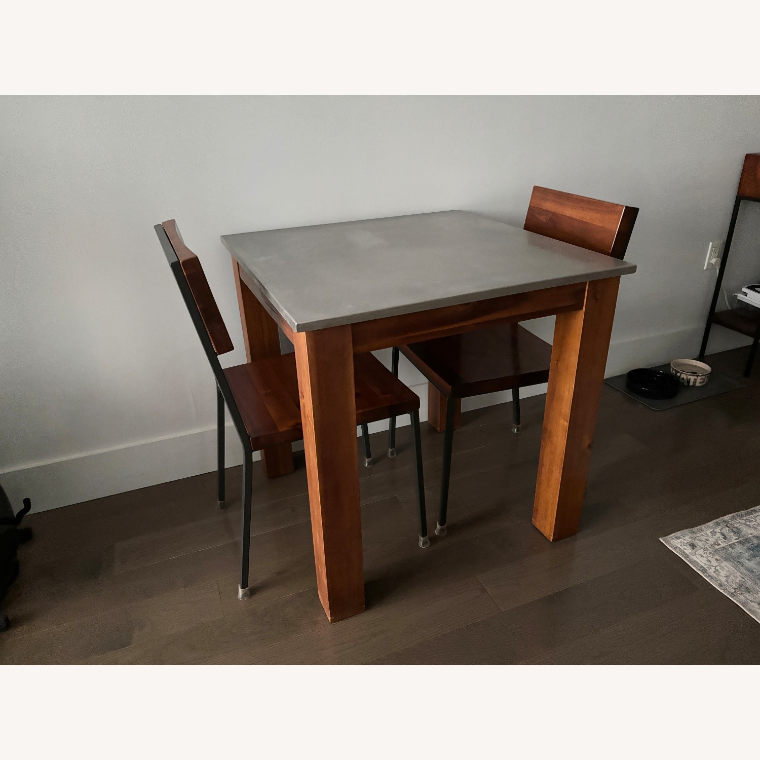 West Elm Dark Brown Dining Chairs - image-3