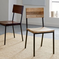 West Elm Dark Brown Dining Chairs