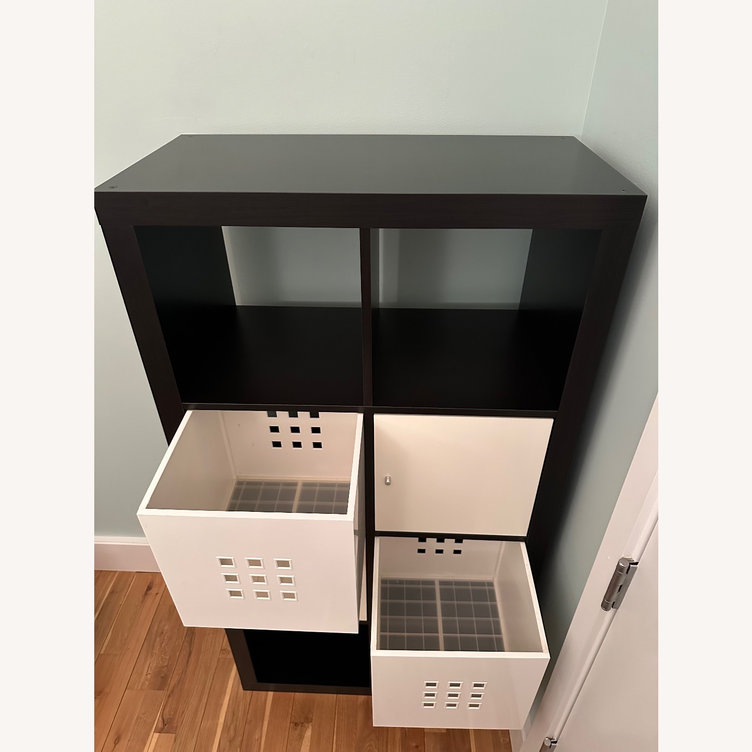 IKEA Kallax Dark Brown Bookcase - image-4