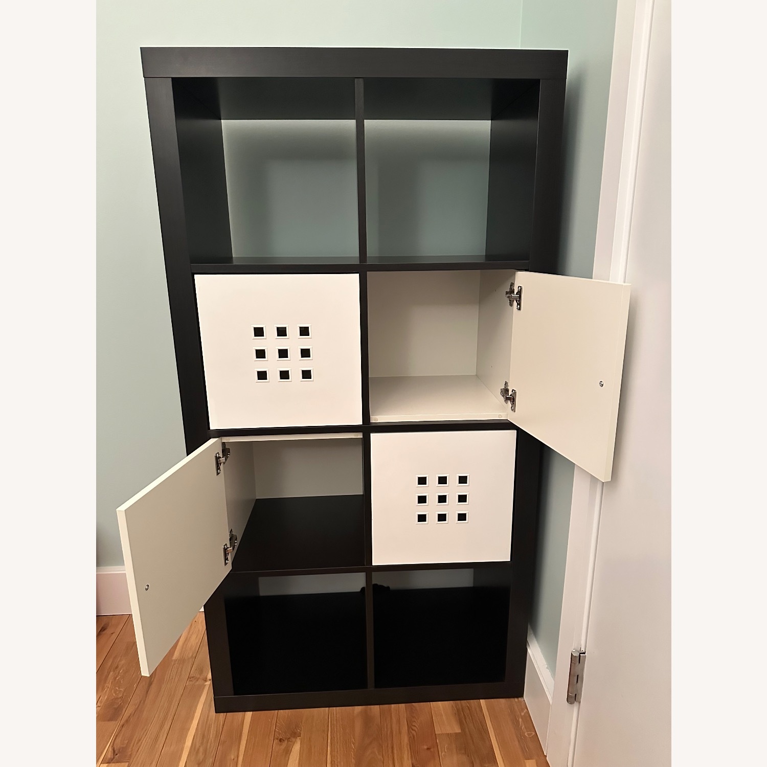 IKEA Kallax Dark Brown Bookcase - image-3