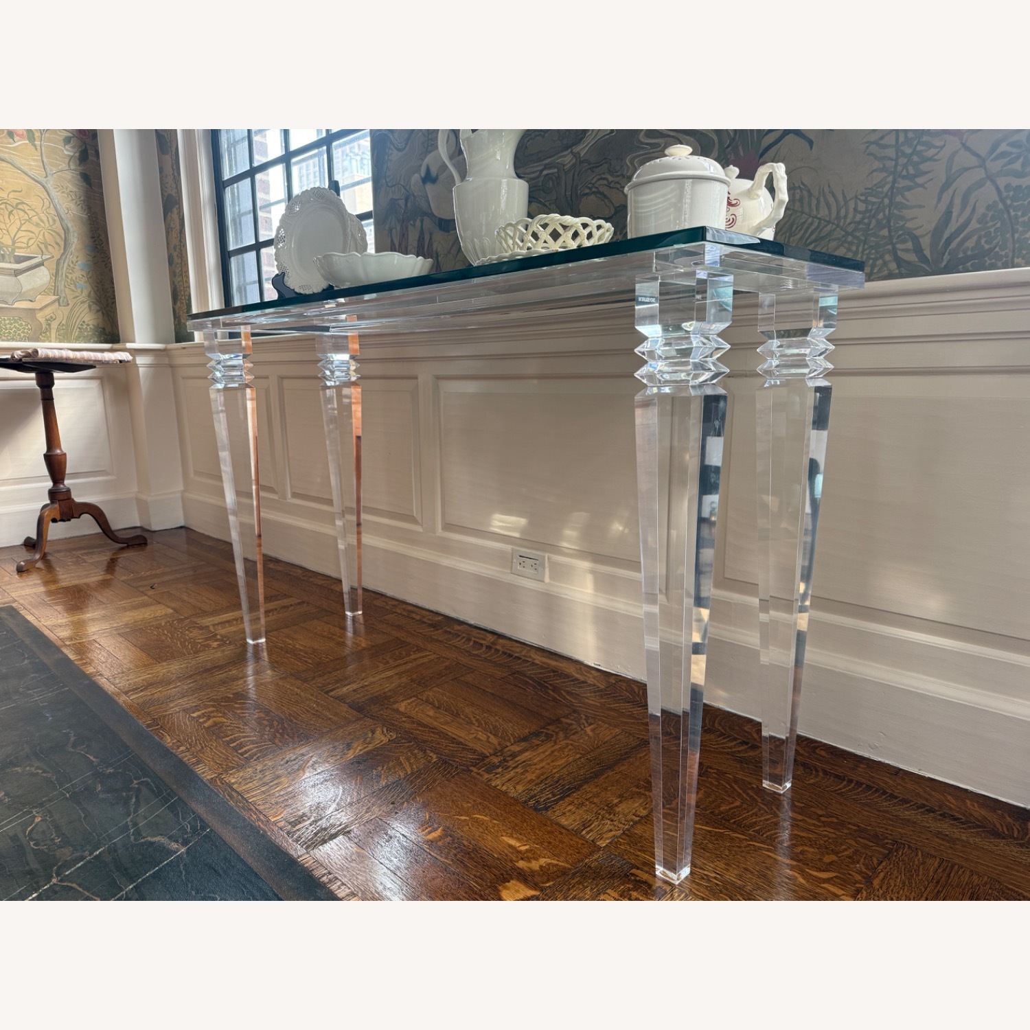Interlude Savannah Lucite Console Table - image-2