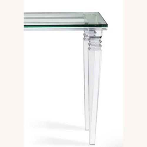 Used Interlude Savannah Lucite Console Table for sale on AptDeco