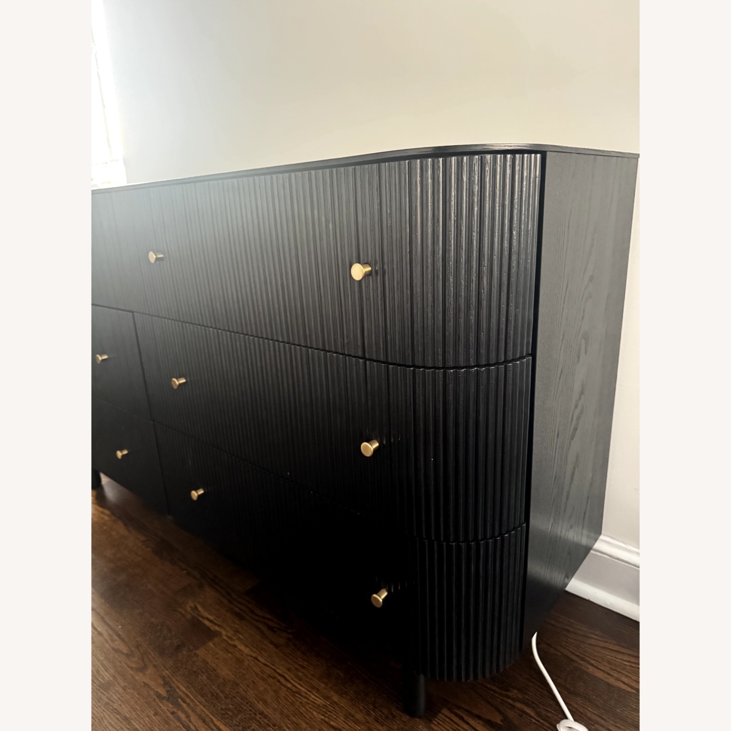 West Elm Black Wood Dresser - image-4