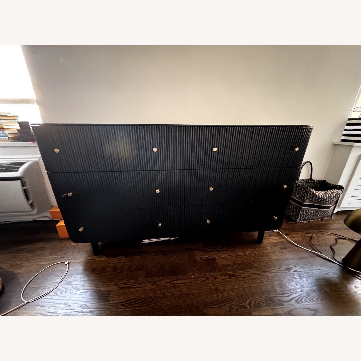 West Elm Black Wood Dresser - image-1