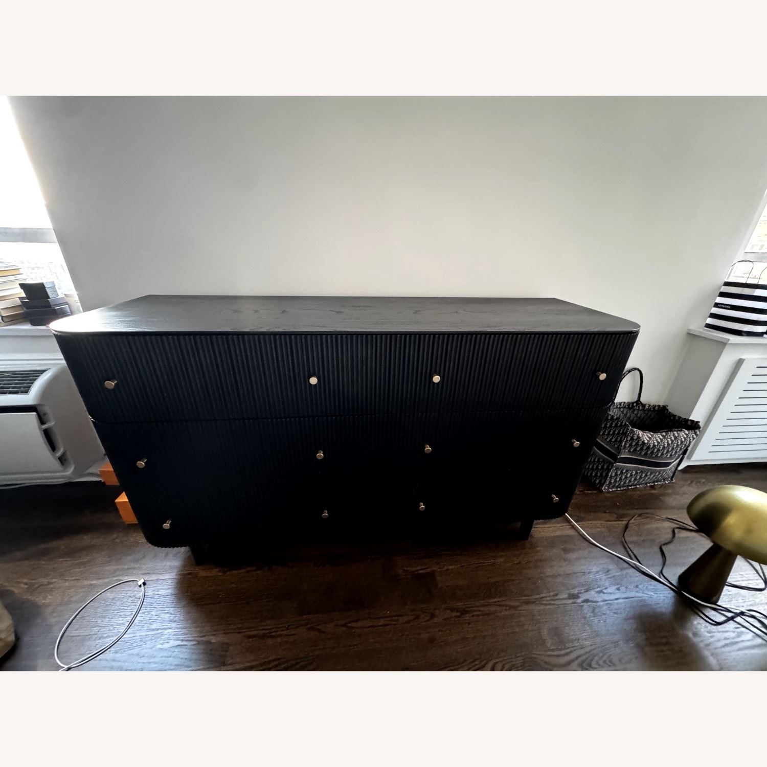 West Elm Black Wood Dresser - image-2