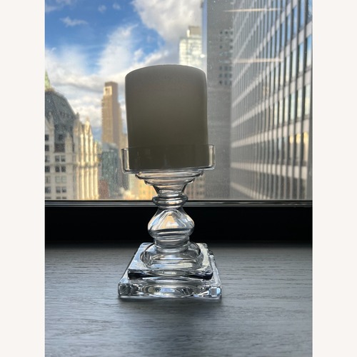 Used Pottery Barn Glass Candle Holder for sale on AptDeco