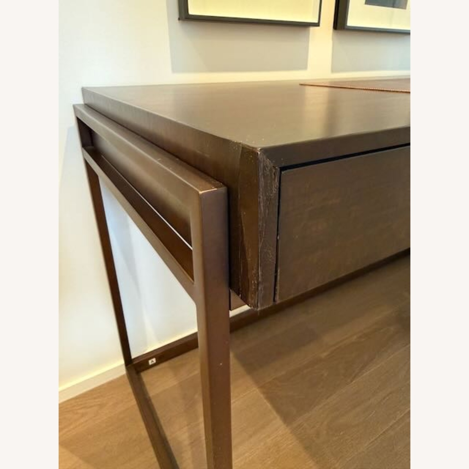 Safavieh Couture Collection Dark Brown Wood Desk - image-1