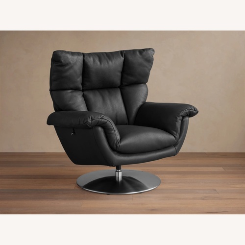 Used Arhaus Deacon Leather Recliner for sale on AptDeco