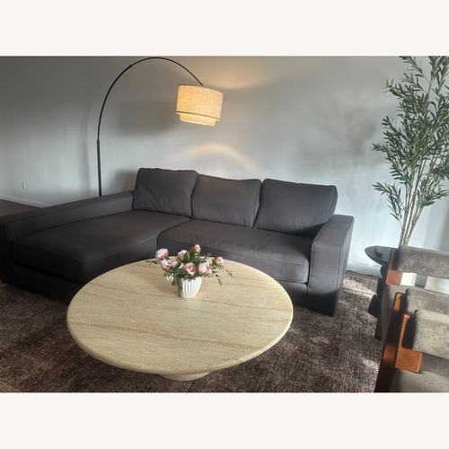 Used Interior Define Ainsley Dark Gray Fabric 3+ Seater Sofa for sale on AptDeco