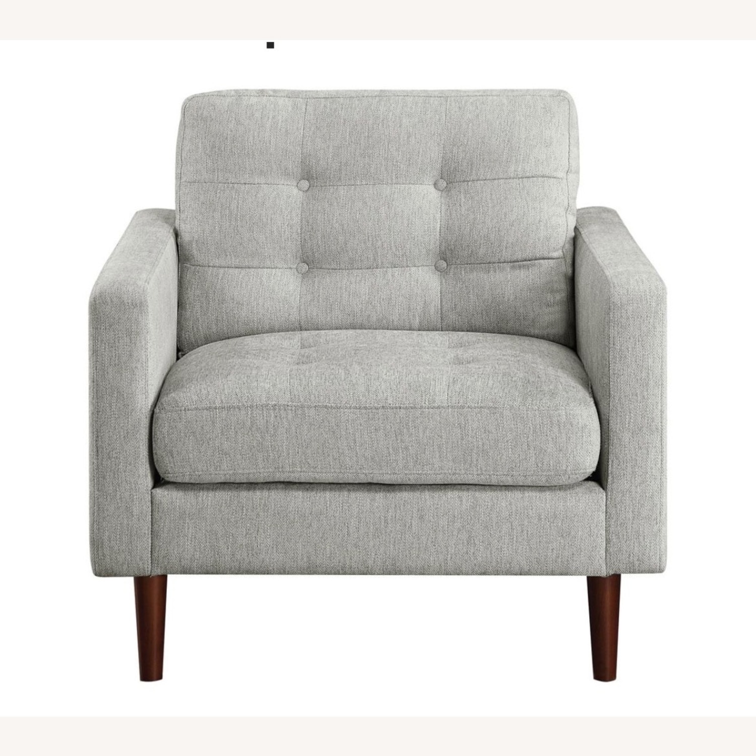World Market Mid Century Tufted Upholstered Chair  - image-1