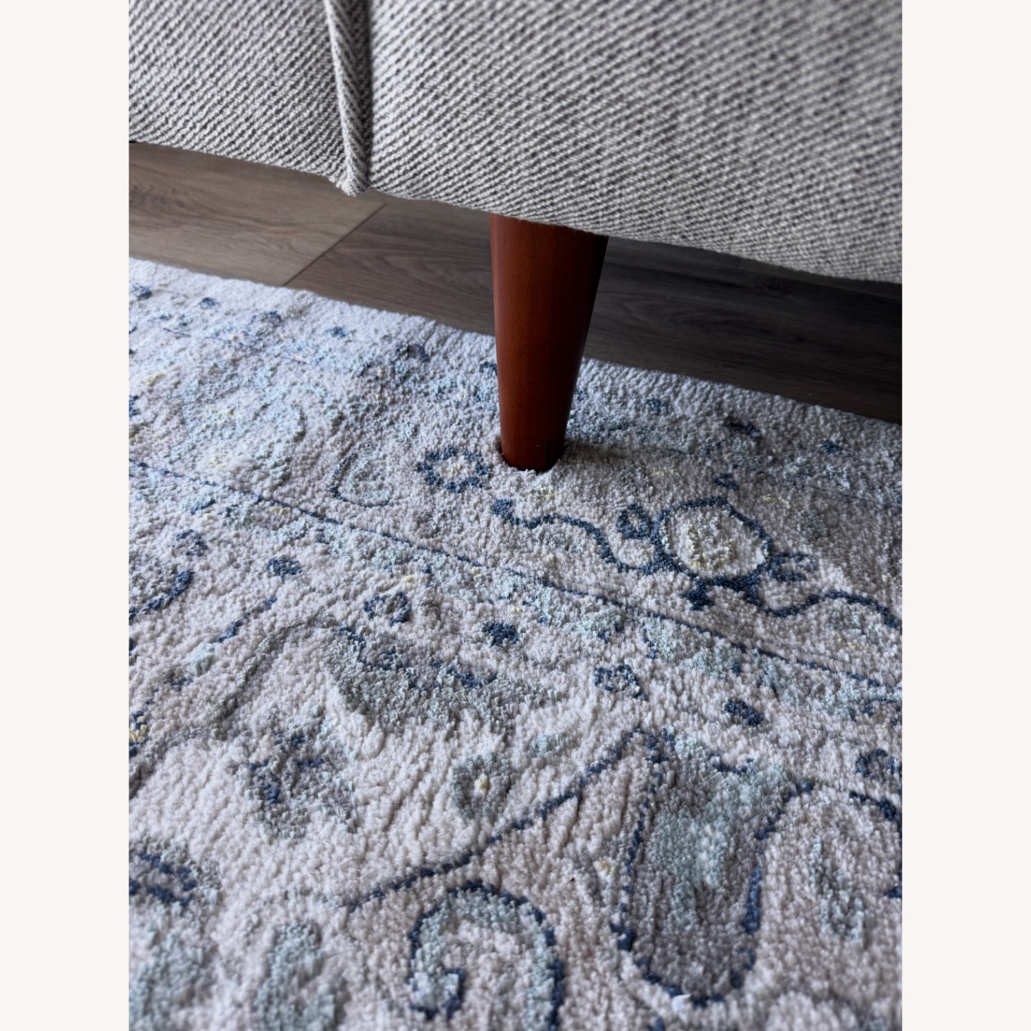 Article Light Gray Fabric 2 Piece Sectional - image-5