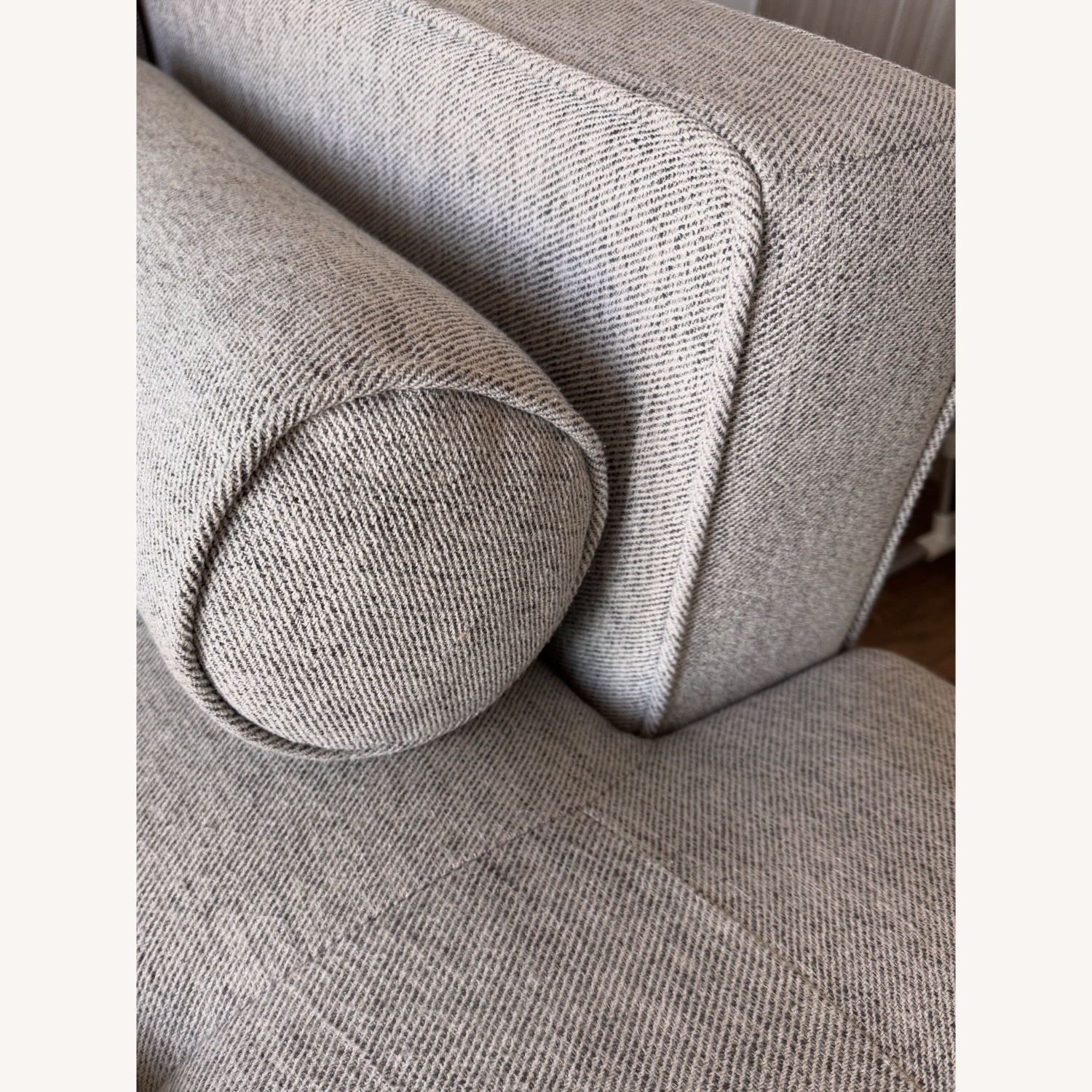 Article Light Gray Fabric 2 Piece Sectional - image-3