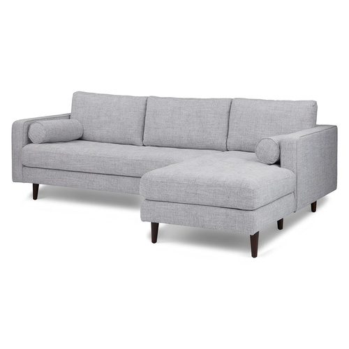 Used Article Light Gray Fabric 2 Piece Sectional for sale on AptDeco