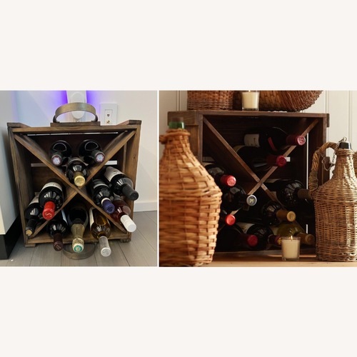 Used Pottery Barn Founders Collection Wine Rack for sale on AptDeco