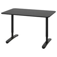IKEA Bekant Black Wood Desk