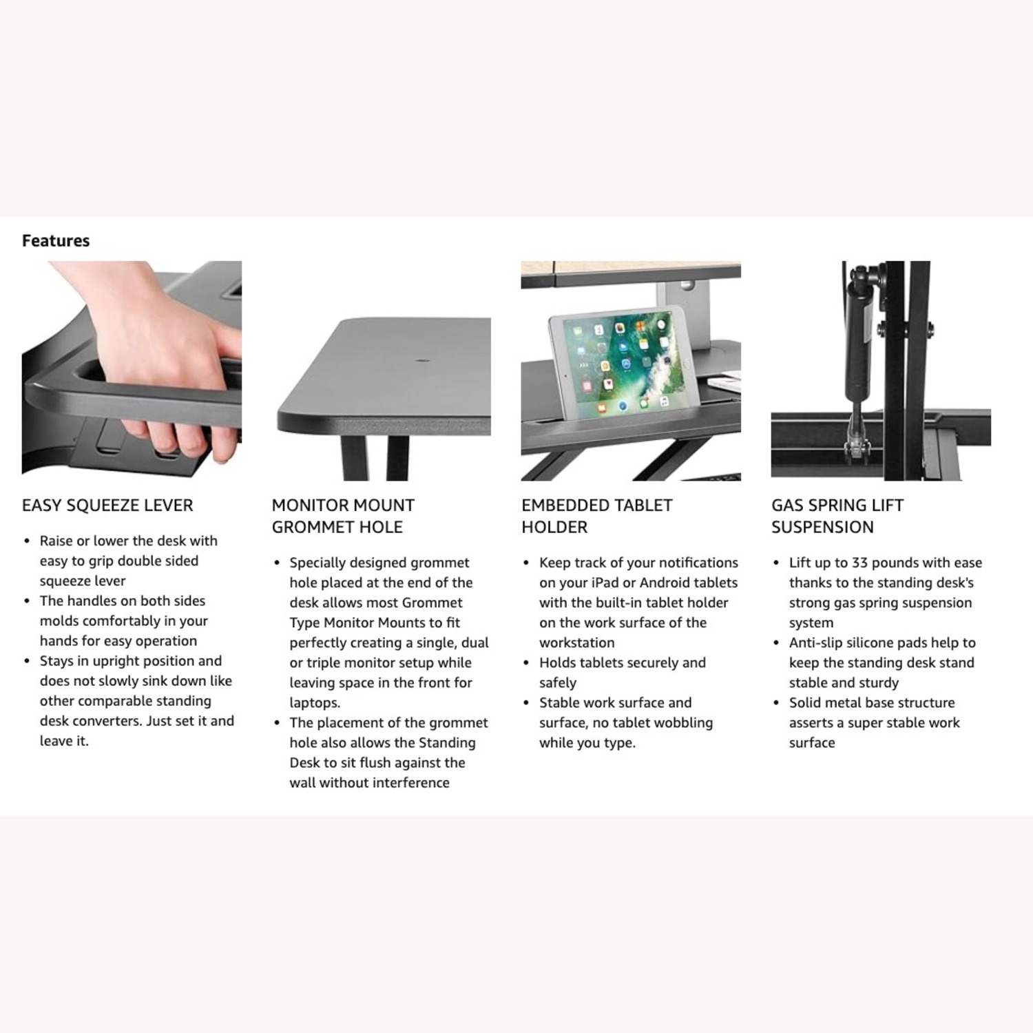 AVLT 37" Classic Standing Desk Converter - image-4