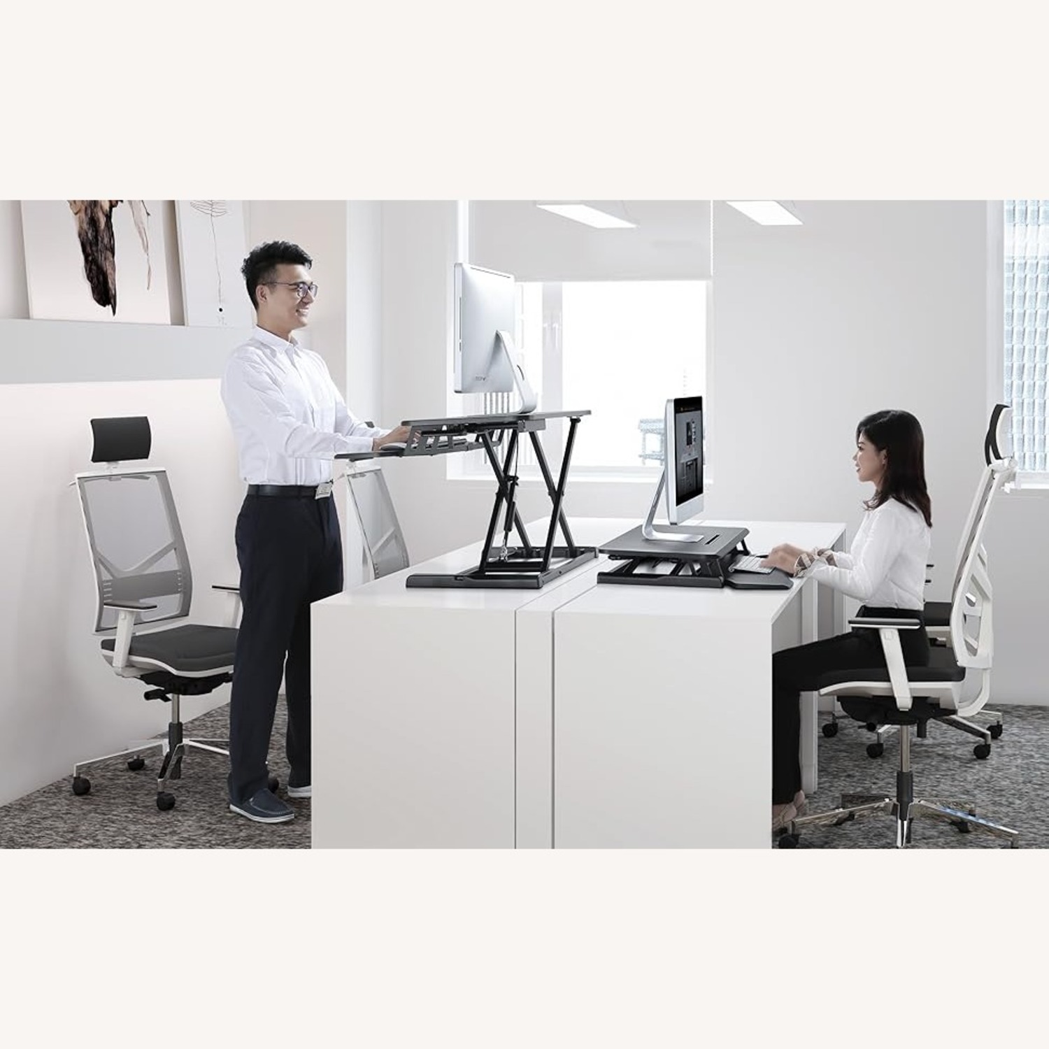 AVLT 37" Classic Standing Desk Converter - image-5