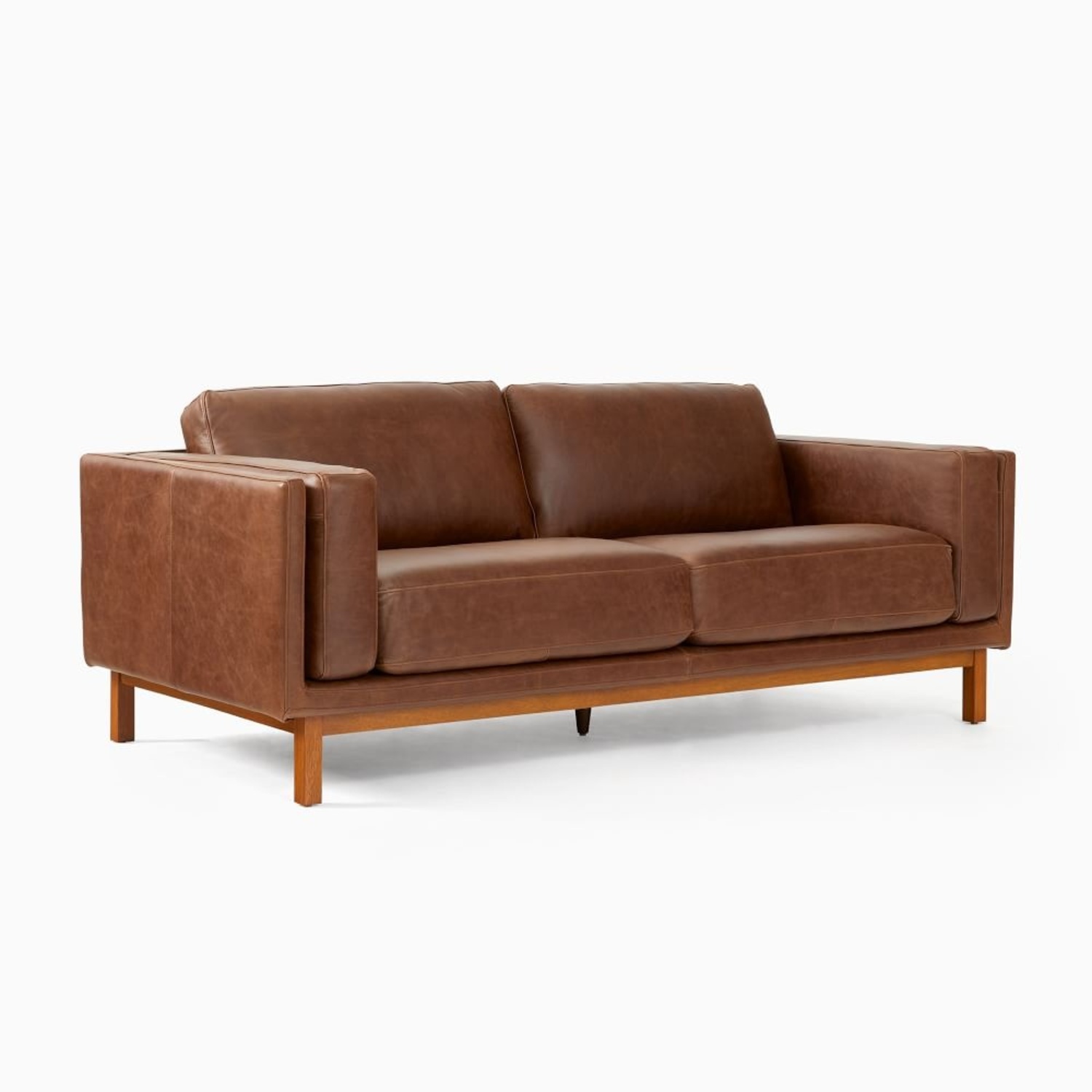  West Elm Dekalb 85” Genuine Leather Sofa  - image-6