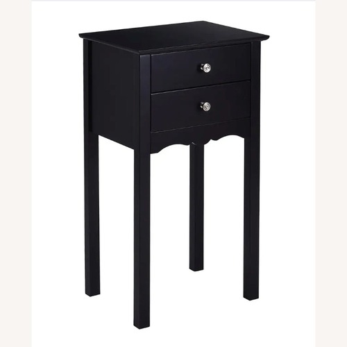 Used Amazon Night Stand / Side Table with 2 Drawers for sale on AptDeco