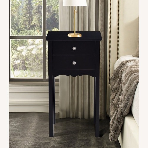 Used Amazon Night Stand / Side Table with 2 Drawers for sale on AptDeco