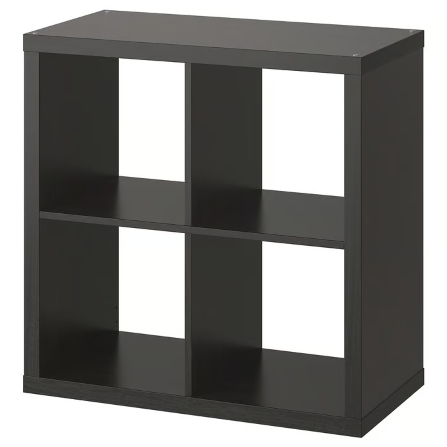 IKEA Kallax Shelves Cube Black-Brown - image-1