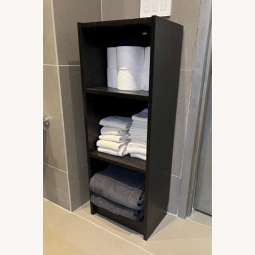 Used IKEA Dark Brown Wood Bookcase for sale on AptDeco