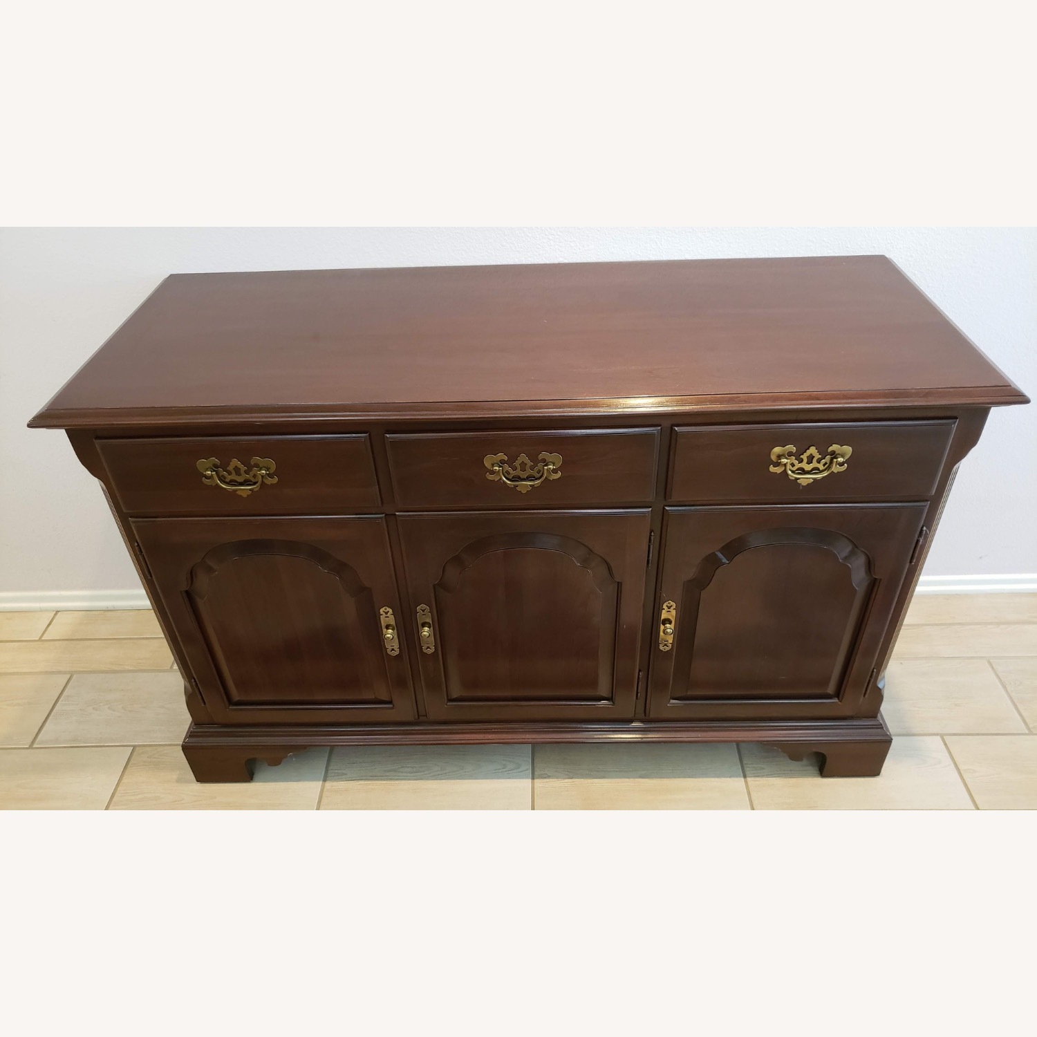 Vintage Ethan Allen Georgian Court Server Buffet - image-1