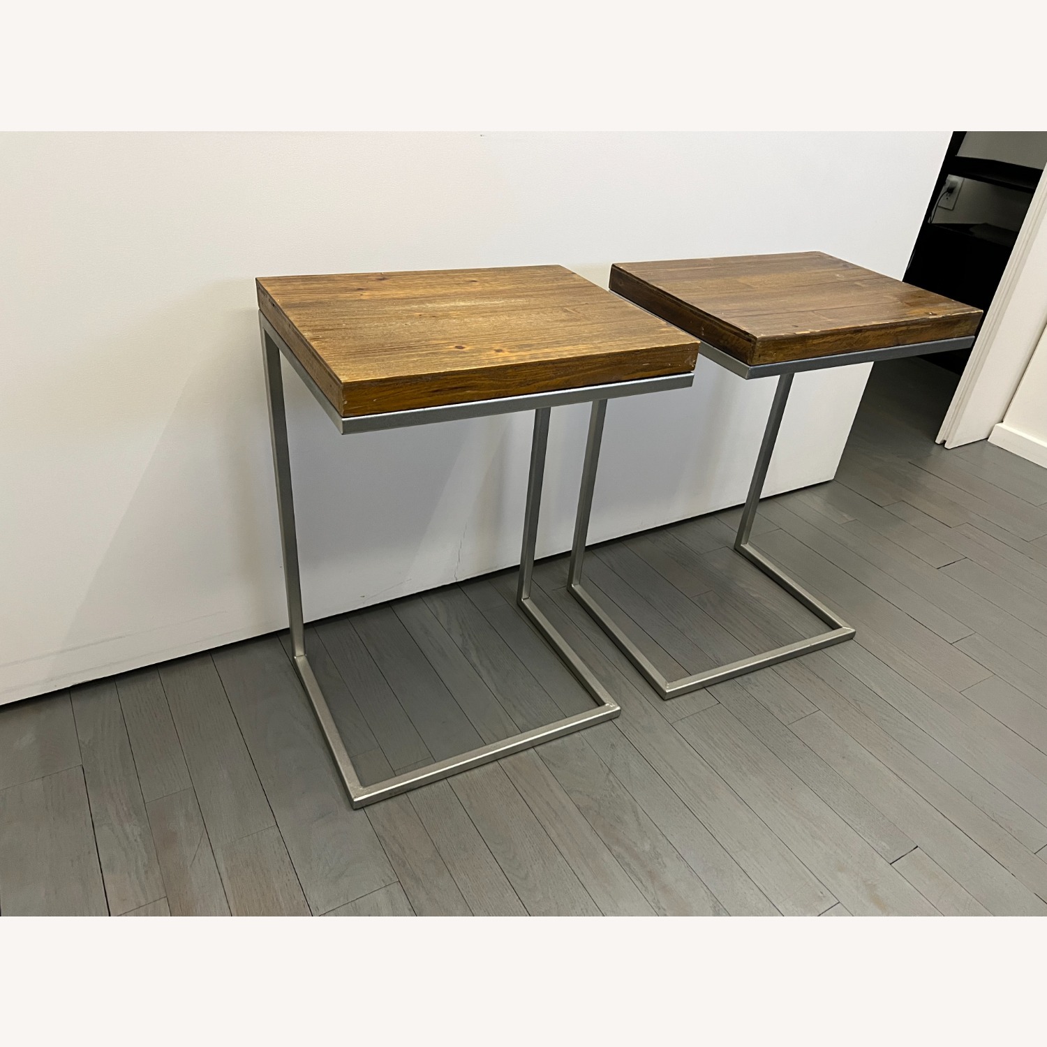 Room & Board Portica C-Shaped End Table (2x) - image-2