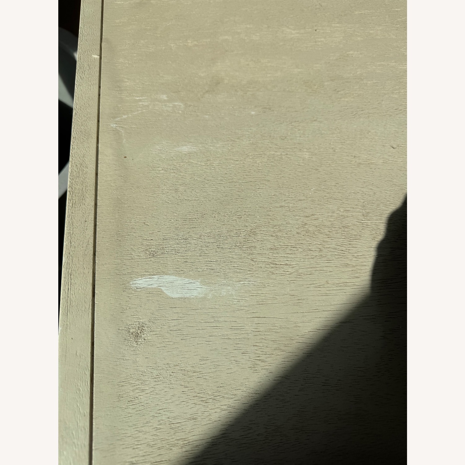 Crate & Barrel Dunewood 92" Whitewashed Dining Table - image-5