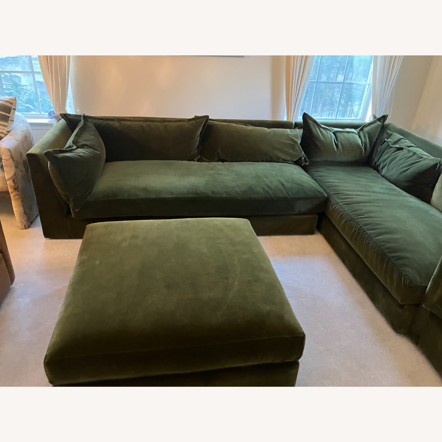 Anthropologie Denver Two-Piece Sectional + Ottoman - image-2