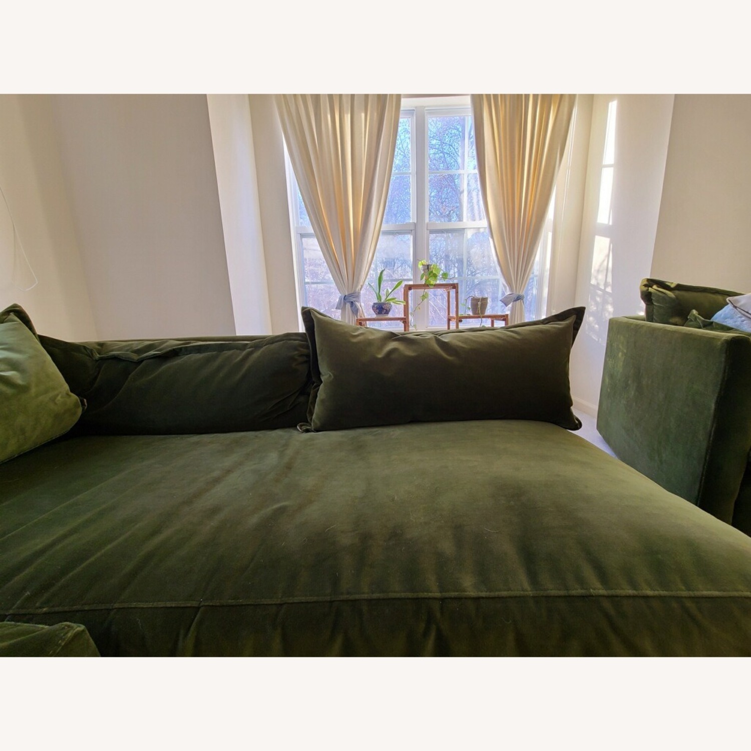 Anthropologie Denver Two-Piece Sectional + Ottoman - image-5