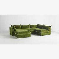 Anthropologie Denver Two-Piece Sectional + Ottoman