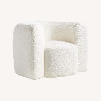 Crate & Barrel Leanne Ford White Accent Chair